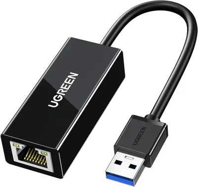 Мережевий адаптер UGREEN Gigabit Ethernet (USB 3.0 to RJ45) — Інтернет для ноутбука та Nintendo Switch