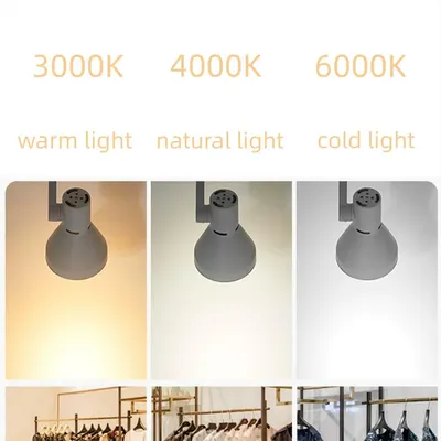PAR30 E27 45W 220V LED Spot Light Bulb Lamp Indoor Lighting for LED Track Light Home Living Room Shop,Cold Light 1 pcs