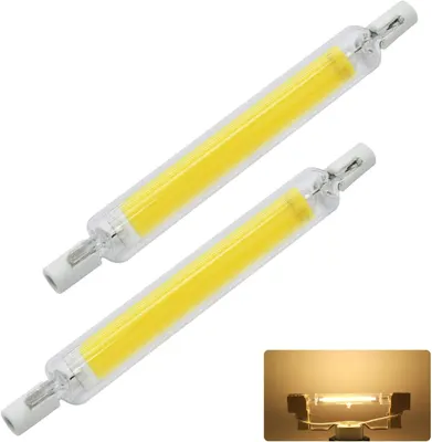 Лампа LED R7s 118mm 10W (COB), Тепле біле, Заміна галогену 100W, 2 шт