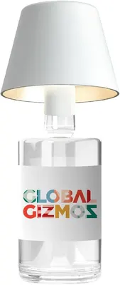 Лампа-абажур на пляшку (Бездротова), Сенсорна, USB зарядка, Global Gizmos