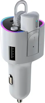 Bluetooth гарнітура для водія (Моно) з шумозаглушенням, 20 годин розмови, Чорна