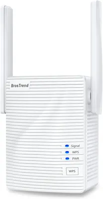 Підсилювач Wi-Fi сигналу (Репітер) BrosTrend AC1200, Dual Band 5GHz+2.4GHz, Ethernet
