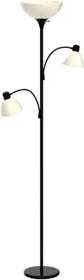 Торшер Brightech Sky Dome Double (3 лампи), Димований LED, Чорний