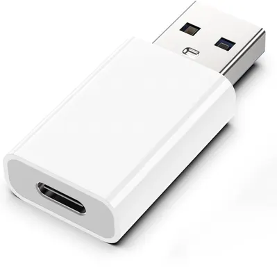Адаптер-перехідник USB (тато) на USB-C (мама), MOSWAG 2 шт, Для iPhone 15/16