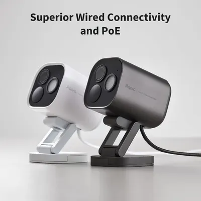 Aqara Камера-Хаб G5 Pro — вулична IP-камера 2K з Wi-Fi/PoE, підтримкою Matter та HomeKit Secure Video, AI-детекцією й кольоровим нічним баченням темна