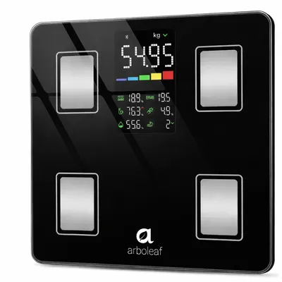 Напольні електронні ваги-аналізатор жиру Arboleaf з Bluetooth і додатком, до 180кг/400lbs