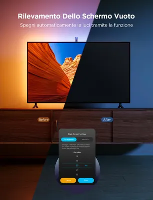 LED-подсветка Govee 3 Lite с камерой, RGBICW, Wi-Fi, для 55–65", синхронизация