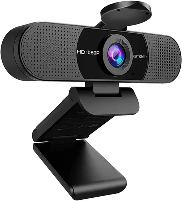 Веб-камера EMEET C960 1080p, Full HD, 2 мікрофони, 90°, USB, Plug & Play, для дзвінків та стрімінгу