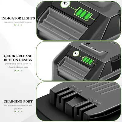 24V Battery Replacement for Greenworks: 24 Volt Lithium Battery 29842 29852 LB24A020 for Greenworks 24V Trimmer Blower Chainsaw Tools - 3.0Ah 2 Pack