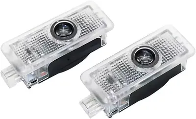 2Pcs Car Door Lights, HD LED Lighting Projector Welcome Light is Compatible with 1/3/4/5/6/7/X1/X2/X3/X4/X5/X6/X7/M/Z/GT
