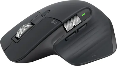 Миша Logitech MX Master 3S (Graphite), Бездротова, Ergo, 8K DPI, Quiet Clicks, Logi Bolt, Bluetooth