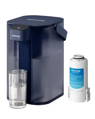 Електричний фільтр-глечик Waterdrop (3.5л) миттєвої фільтрації, USB-зарядка, Синій