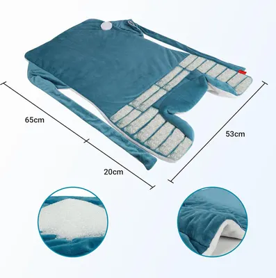 Електрогрілка Comfytemp для спини та шиї (53x85см), Обтяжена, 9 режимів, Таймер