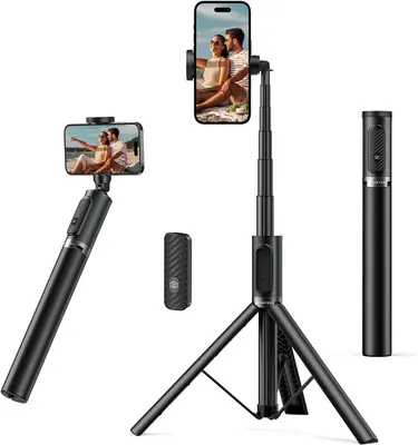 Професійний монопод-трипод ATUMTEK 140 см (55"), Алюміній, Bluetooth пульт