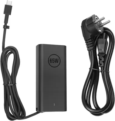 65W USB Type C Charger for Dell 14 16 Plus/Pro ProMax 14 16 Pro 13 14 Premium Pro Rugged 13 14 65W Power Supply DA65NM190 HA65NM190