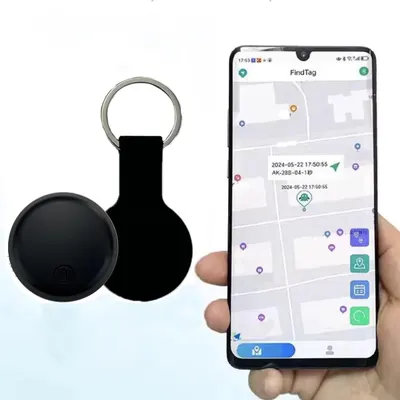 Смарт-трекер GPS мітка Без бренду, Bluetooth брелок для ключів та тварин, Чорний