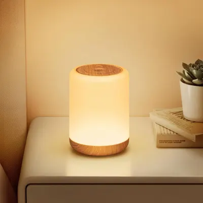 Сенсорний LED нічник CAKLIK, Портативний (256 кольорів RGB), Акумуляторний, З таймером