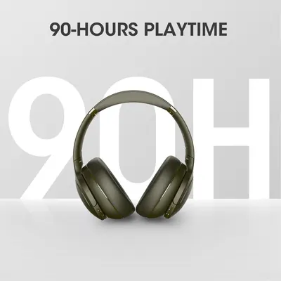 Бездротові Bluetooth навушники DOQAUS (До 90 годин, 3 режими еквалайзера), Накладні, Мілітарі