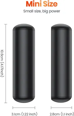 Грілки для рук Warmco 2 шт 10000mAh магнітні 3 режими нагріву power bank функція