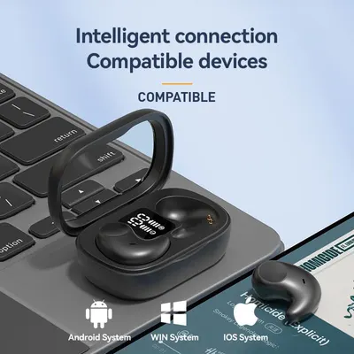 Мікро навушники TWS для сну Bluetooth 5.4 невидимі компактні для сну на боці